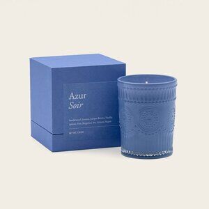 ITALIC Noir Swiss Scented Glass Candle - Azur Soir